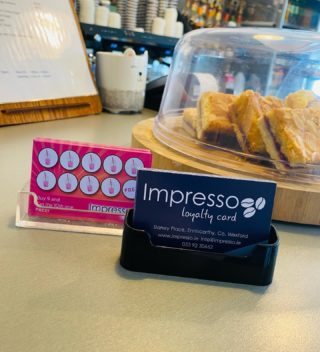 Don’t forget to pick up a loyalty card for your coffee, iced coffees, frappes and smoothies 🙌 

#loyaltycard #coffee #icedcoffee #smoothies #impressocafe #bewleys